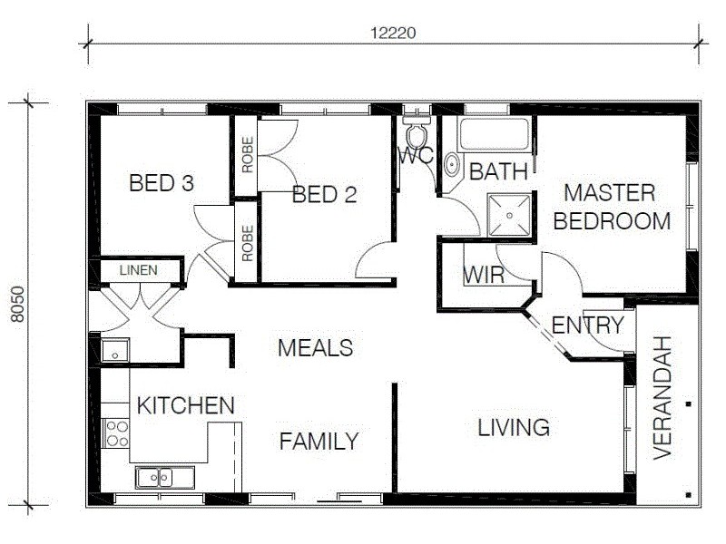 - HEATHER DESIGN St, Cranbourne VIC 3977 Floorplan