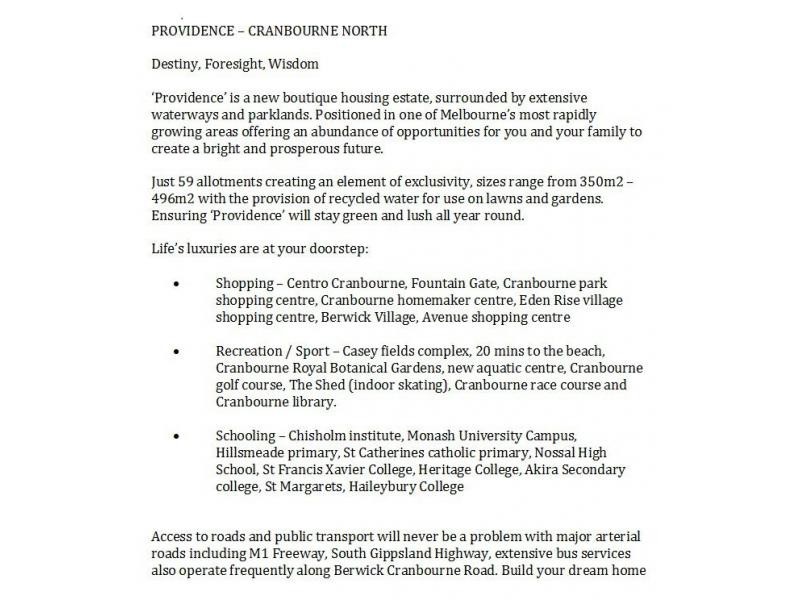 L21 Emmerson Lane, Cranbourne North VIC 3977