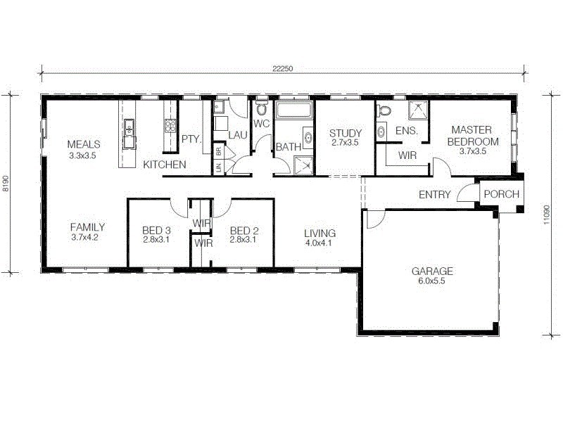 - CHATEAU RANGE St, Cranbourne VIC 3977 Floorplan
