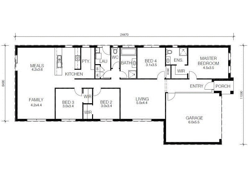 - CHATEAU RANGE St, Cranbourne VIC 3977 Floorplan