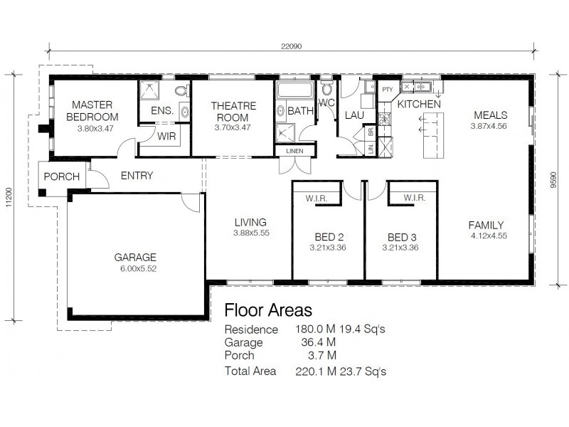 6 Hardwick Place, Officer VIC 3809 Floorplan