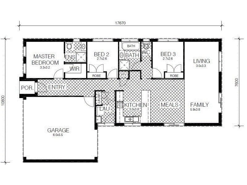 - LILLEE DESIGN St, Cranbourne VIC 3977 Floorplan