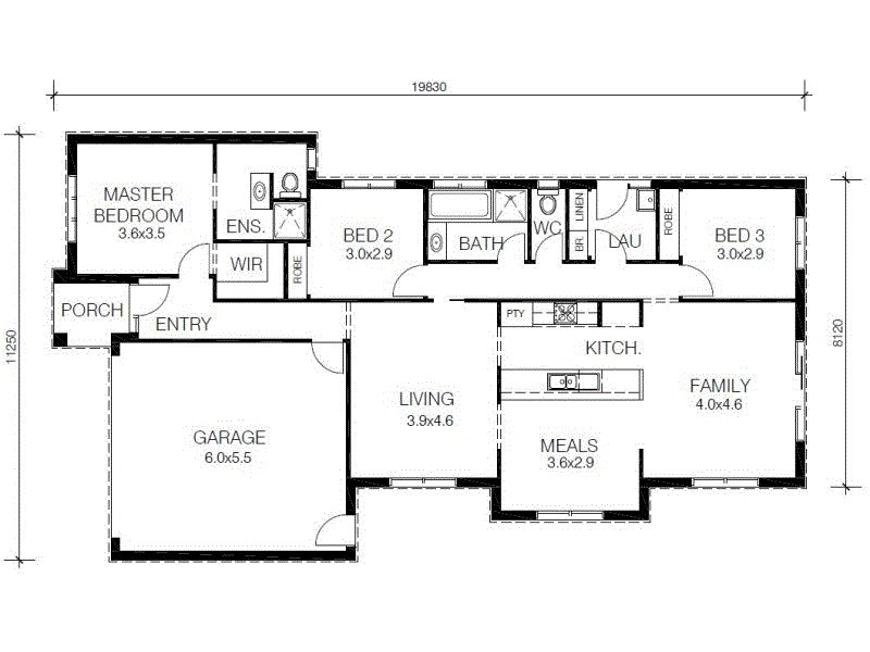 - PEARL DESIGN St, Cranbourne VIC 3977 Floorplan