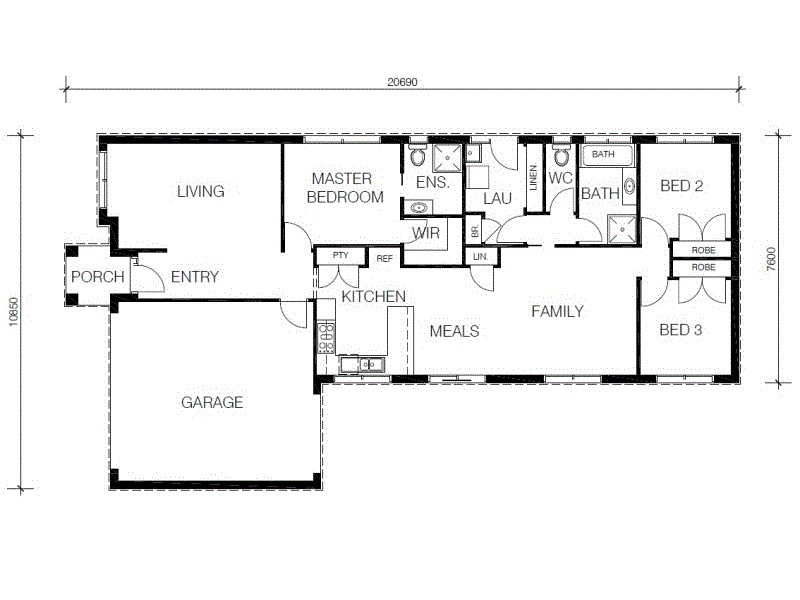 - CLASSY DESIGN St, Cranbourne VIC 3977 Floorplan