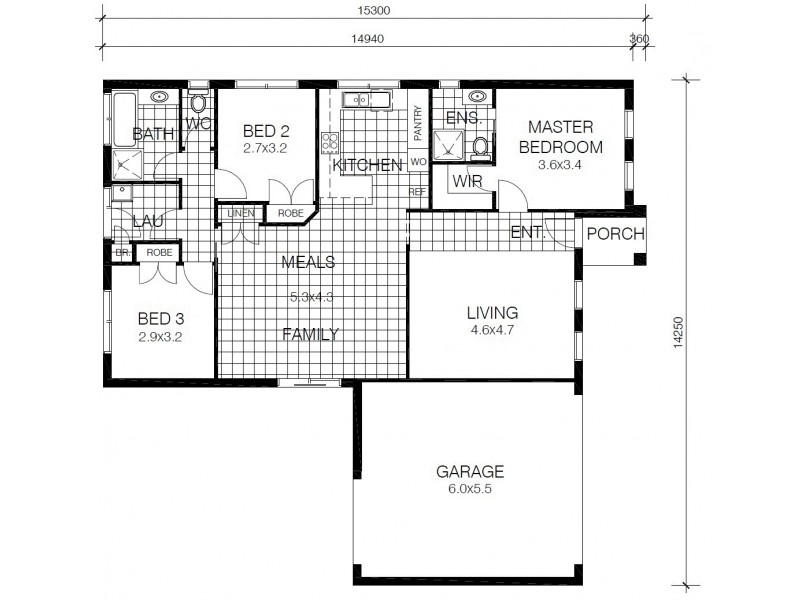 - FIONA A LA MODE DESIGN St, Cranbourne VIC 3977 Floorplan
