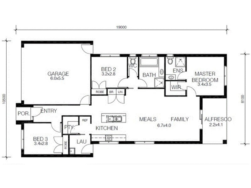 - GARNET PETITE St, Cranbourne VIC 3977 Floorplan
