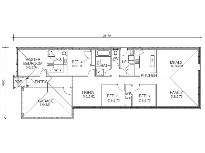 - NOTTINGHAM DESIGN St, Cranbourne VIC 3977 Floorplan