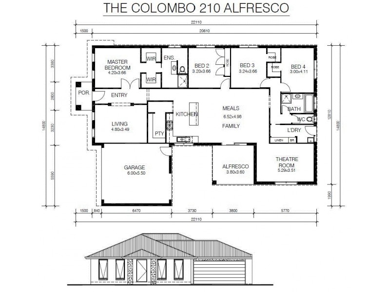 618 Bona Vista, Clyde VIC 3978 Floorplan