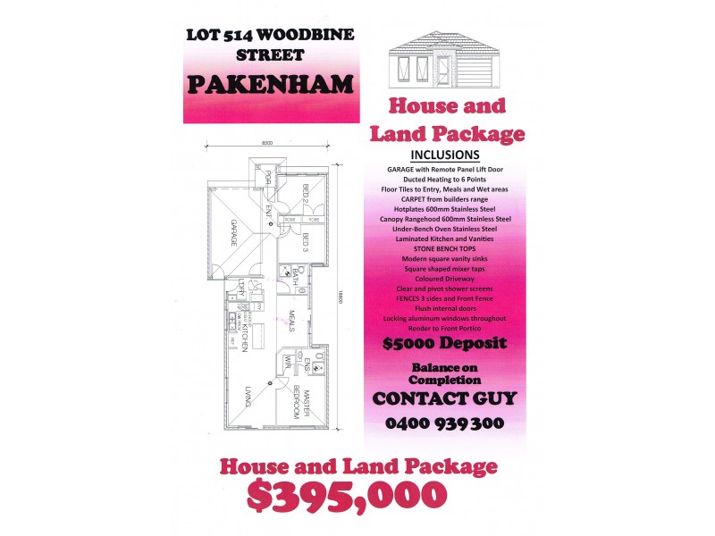 Lot 514 Woodbine Street, Pakenham VIC 3810