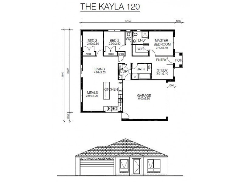 2 Koel Court, Carrum Downs VIC 3201 Floorplan