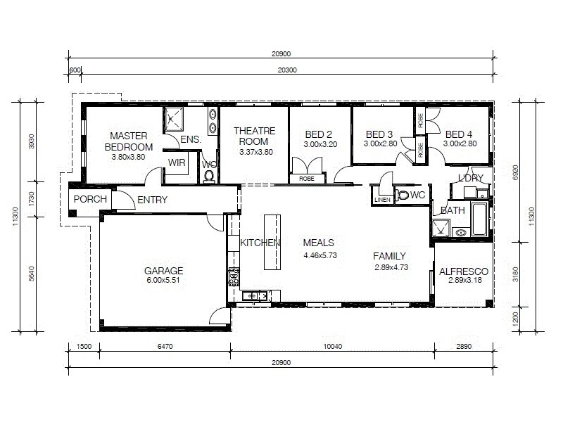 1015 Rufous Street, Cranbourne West VIC 3977 Floorplan