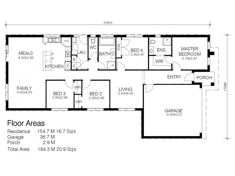 218 Nest Circuit, Cranbourne VIC 3977 Floorplan