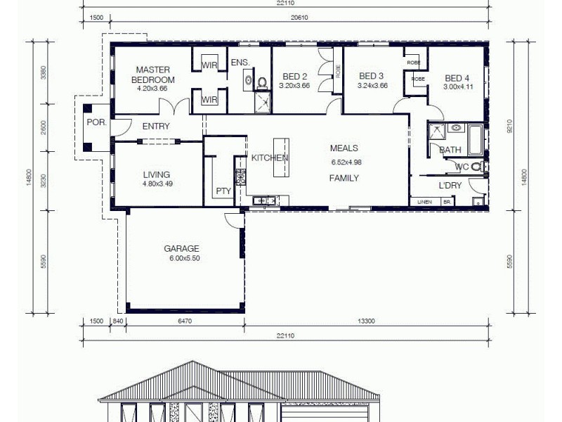 LOT/4 REDHILL DRIVE, Neerim VIC 3831 Floorplan