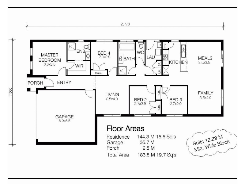 LOT/301 GOLDEN ROAD, Longwarry VIC 3816 Floorplan