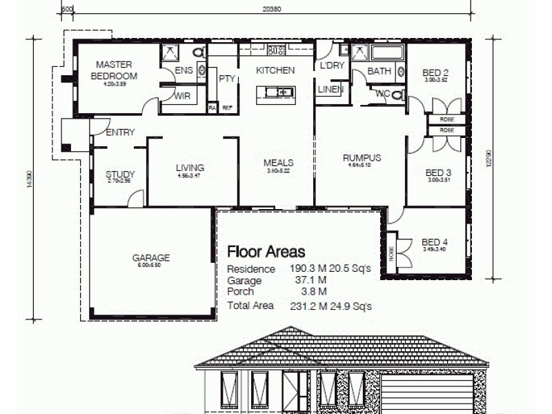 LOT 431 VILLAGER STREET, Cranbourne East VIC 3977 Floorplan