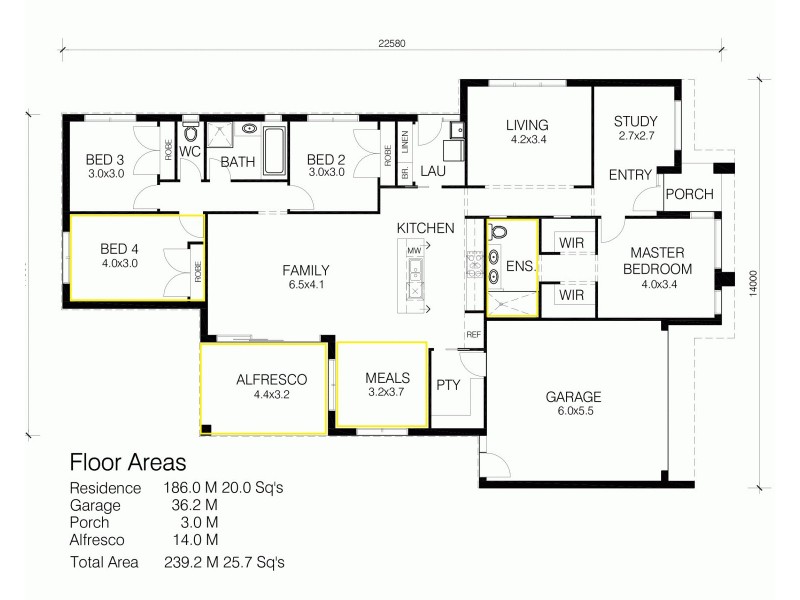 LOT 1331 GRANDVUE STREET, Officer VIC 3809 Floorplan