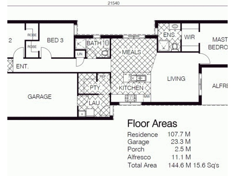 LOT 315 BANDICOOT CIRCUIT, Longwarry VIC 3816 Floorplan