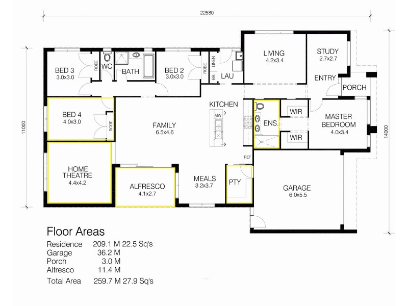 LOT 20 WATERFORD ROAD, Cowes VIC 3922 Floorplan