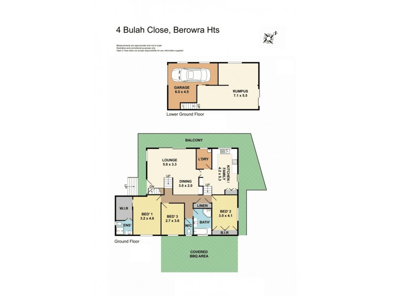 4 Bulah Close, Berowra Heights NSW 2082 Floorplan