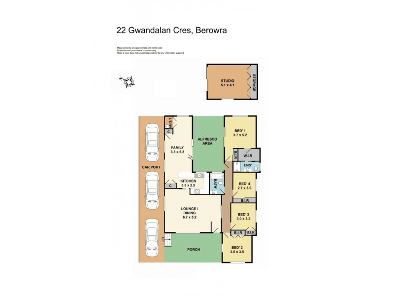 22 Gwandalan Crescent, Berowra NSW 2081 Floorplan