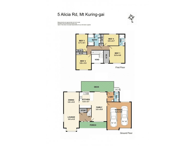 5 Alicia Road, Mount Kuring-gai NSW 2080 Floorplan