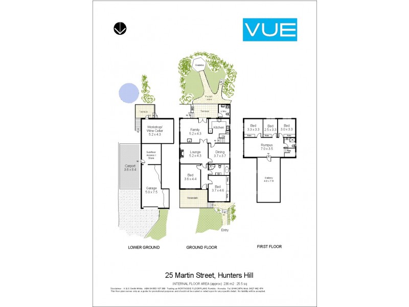 25 Martin Street, Hunters Hill NSW 2110 Floorplan