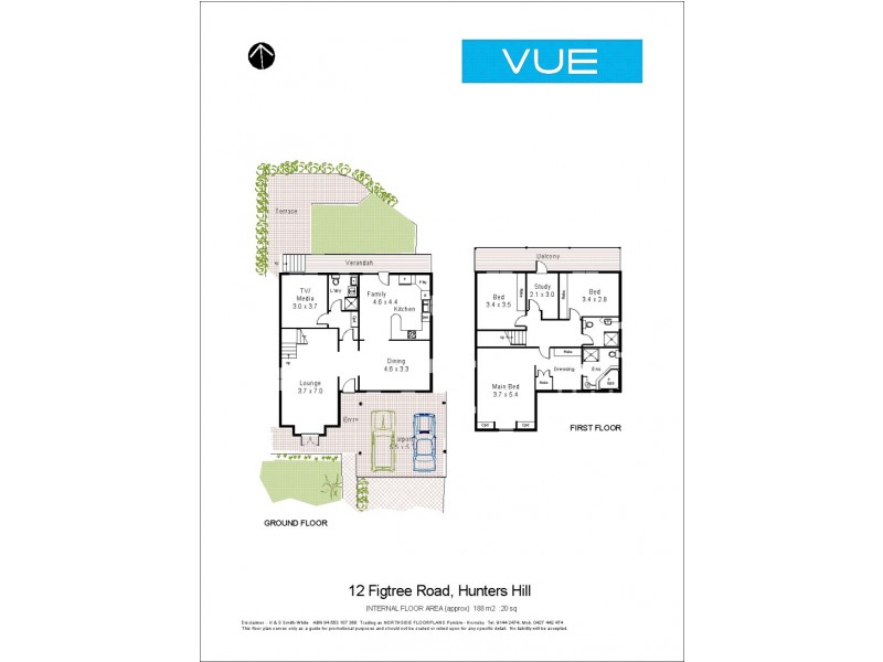 12 Figtree Road, Hunters Hill NSW 2110 Floorplan