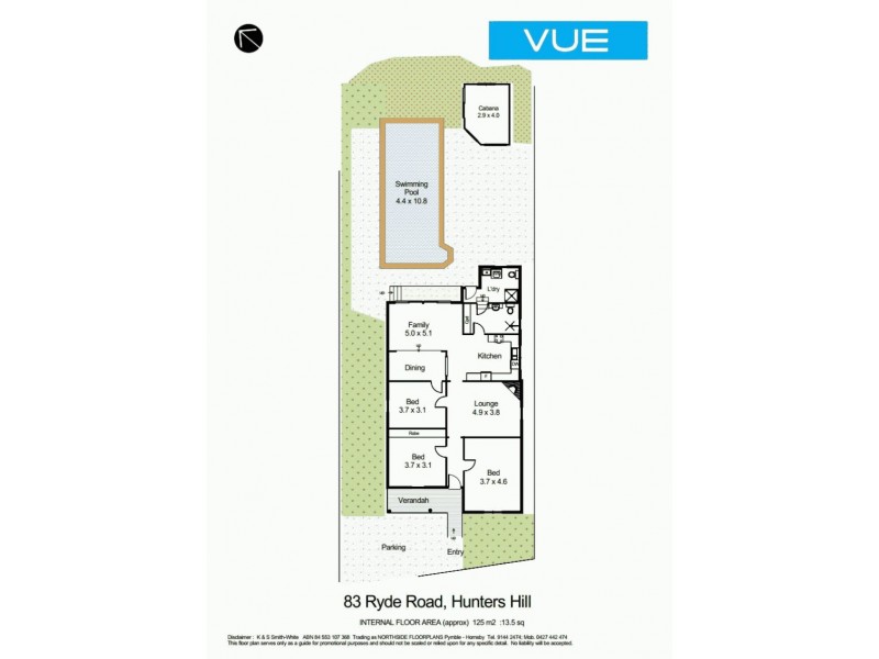 83 Ryde Road, Hunters Hill NSW 2110 Floorplan