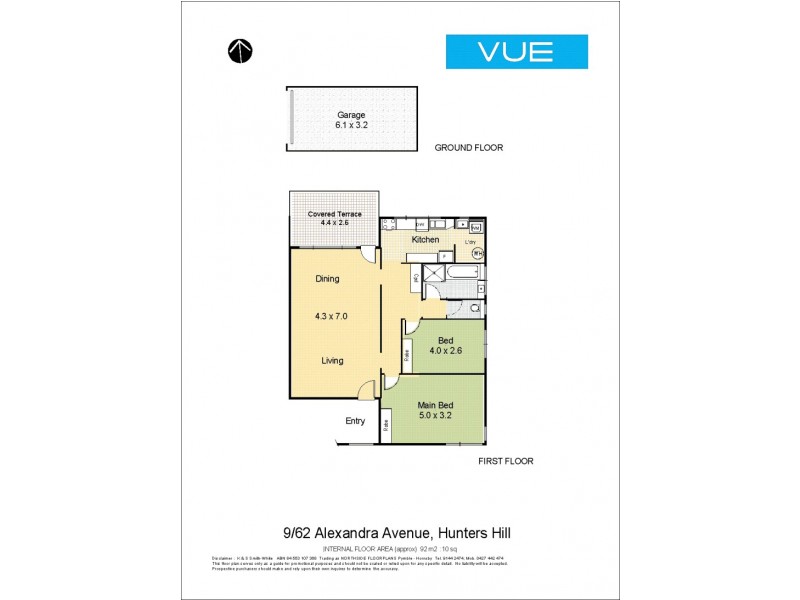9/62 Alexandra Street, Hunters Hill NSW 2110 Floorplan