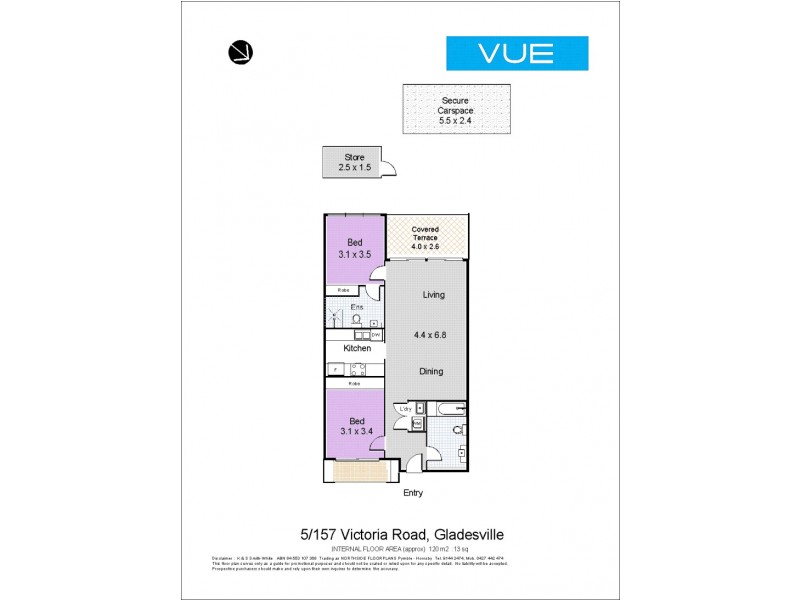5/157 Victoria Road, Gladesville NSW 2111 Floorplan