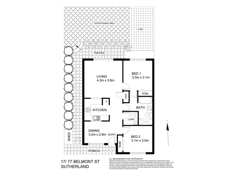 17 / 77-79 Belmont  Street, Sutherland NSW 2232 Floorplan