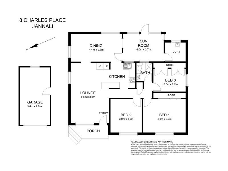 8 Charles  Place, Jannali NSW 2226 Floorplan