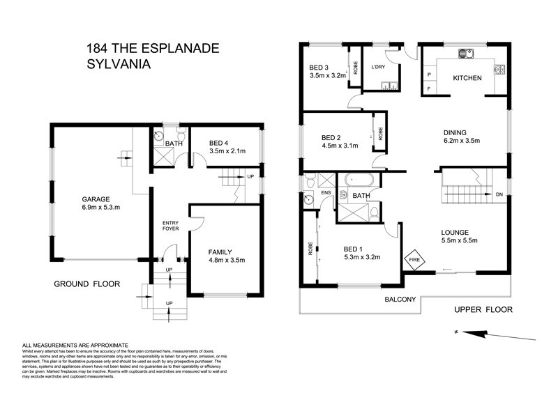 184 The Esplanade, Sylvania NSW 2224 Floorplan