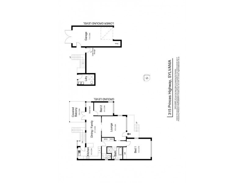 315 Princes Highway, Sylvania NSW 2224 Floorplan