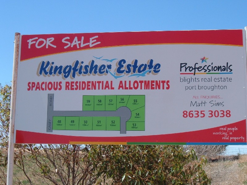 Lot 52 Kingfisher Estate Casey Road PORT BROUGHTON 5522, Port Broughton SA 5522