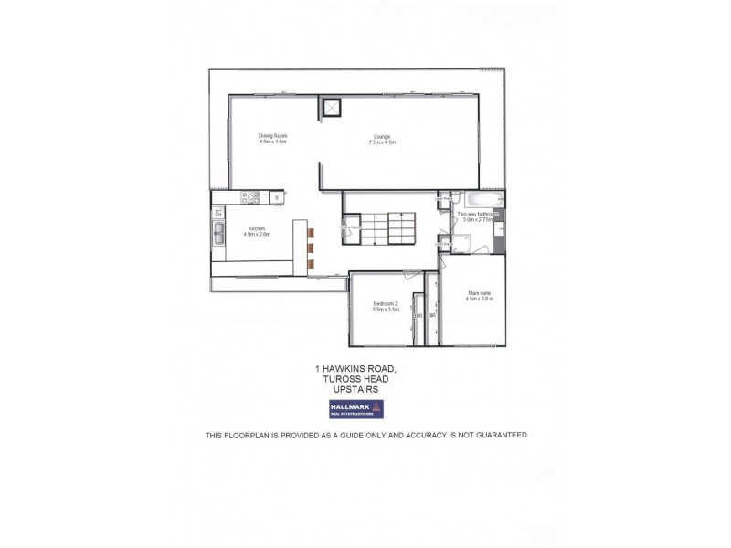 1 Hawkins Road, Tuross Head NSW 2537 Floorplan
