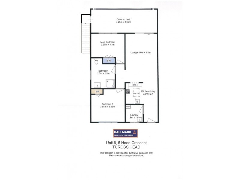 6/5 Hood Crescent, Tuross Head NSW 2537 Floorplan