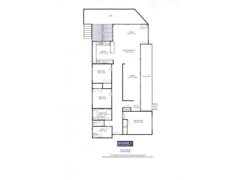 85 Tuross Boulevard, Tuross Head NSW 2537 Floorplan