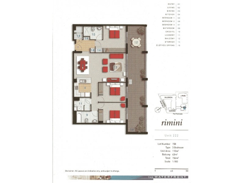 222/8 Stromboli Strait, Wentworth Point NSW 2127 Floorplan
