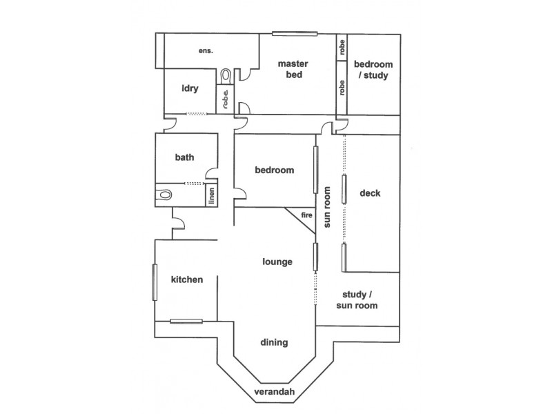 49 Skene Street, Lexton VIC 3352 Floorplan