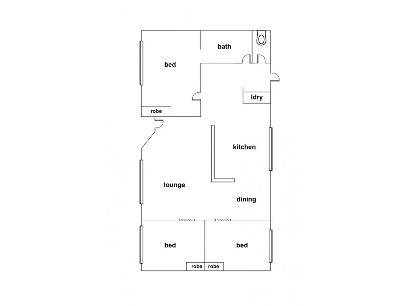23 Albert Street, Clunes VIC 3370 Floorplan