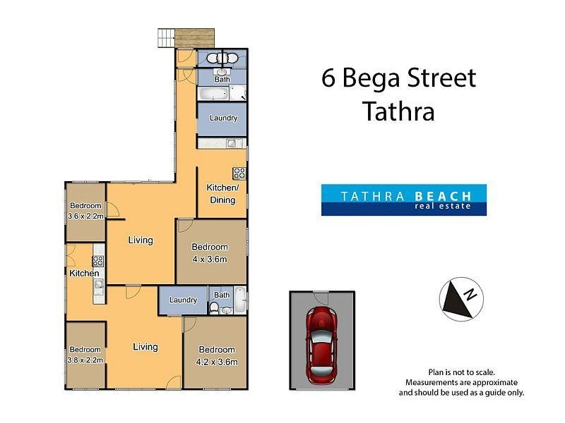 4 – 6 Bega Street, Tathra NSW 2550 Floorplan