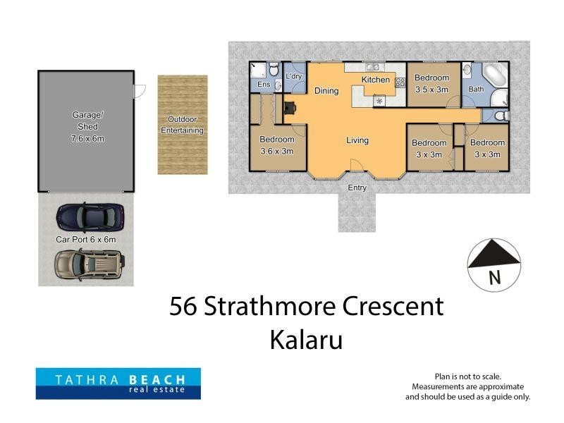 56 Strathmore Crescent, Kalaru NSW 2550 Floorplan
