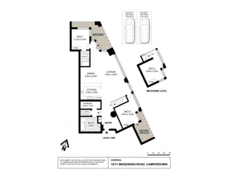 101/1 Missenden Road, Camperdown NSW 2050 Floorplan