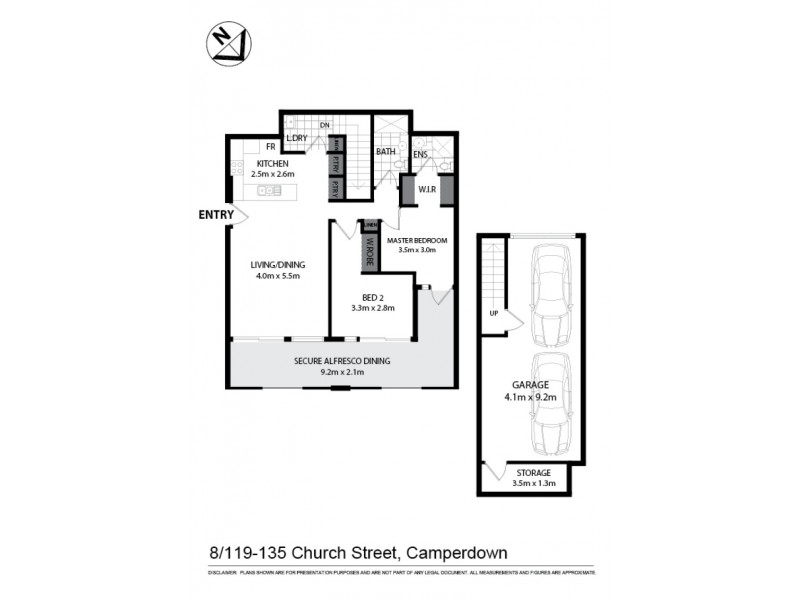 8/119-135 Church  Street, Camperdown NSW 2050 Floorplan