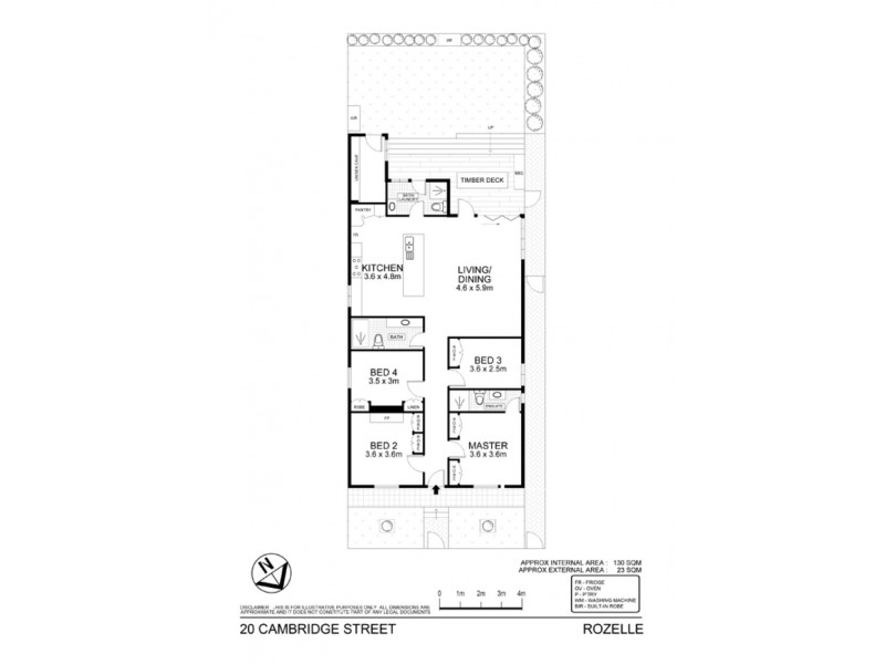 20 Cambridge  Street, Rozelle NSW 2039 Floorplan
