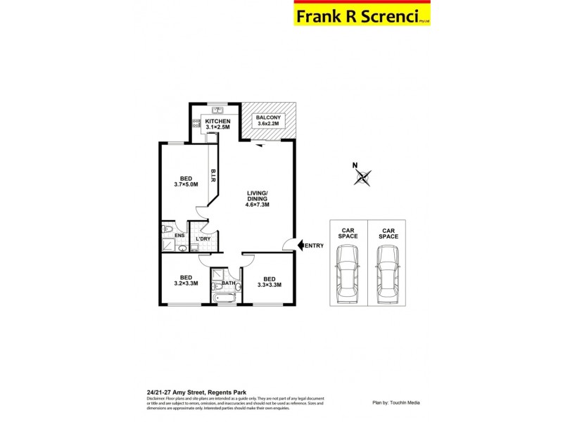 24/21-27 AMY  Street, Regents Park NSW 2143 Floorplan