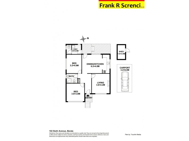 102 SIXTH Avenue, Berala NSW 2141 Floorplan