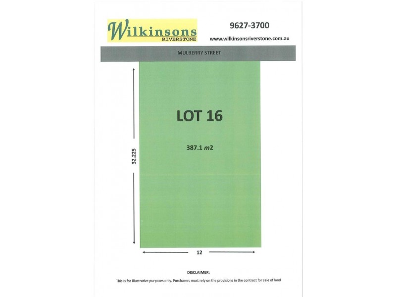 Lot 16-95 Mulberry  Street, Riverstone NSW 2765