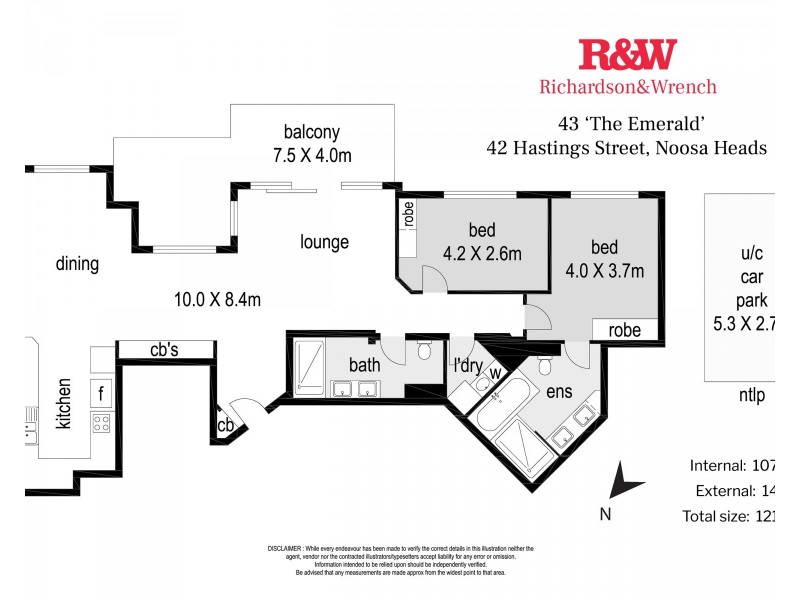 43/42 Hastings Street, Noosa Heads QLD 4567 Floorplan